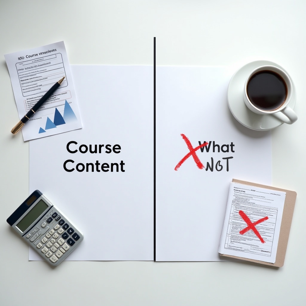 Vzdelávací program a hranice obsahu kurzu